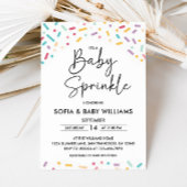 Kleurrijke geboortekaartjes voor een babyfeestje kaart