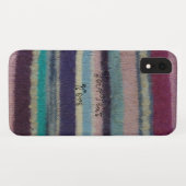 kleurrijke gebreide strepen, plezier Case-Mate iPhone case (Achterkant (horizontaal))