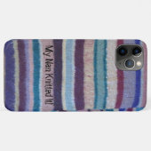 kleurrijke gebreide strepen, uniek plezier Case-Mate iPhone case (Achterkant (horizontaal))