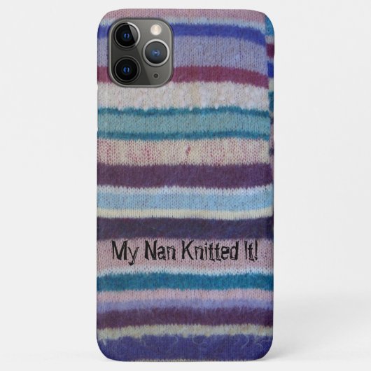 kleurrijke gebreide strepen, uniek plezier Case-Mate iPhone case (Achterkant)