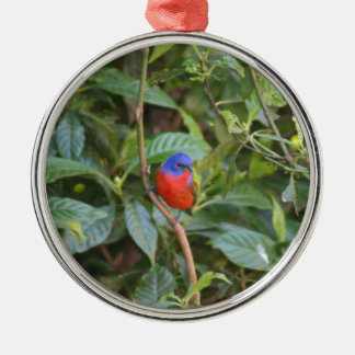 Kleurrijke gebundelde vogel metalen ornament