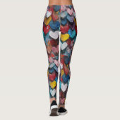 KLEURRIJKE GEEST EN HART LEGGINGS (Achterkant)