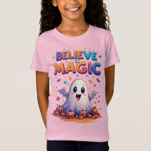 Kleurrijke Geest Pompoen Magie Viering Stijl T-shirt
