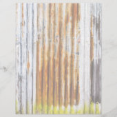 Kleurrijke gegolfde ijzerhek flyer (Achterkant)