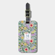 Kleurrijke geïllustreerde tropische bloemen patroo