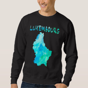 kleurrijke , geïsoleerde luxe kaart in Waterverf Trui