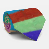 Kleurrijke gekleurde strepen stropdas (Opgerold)