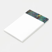 Kleurrijke gekrabbelde abstracte kunst post-it® notes (Schuin)