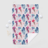 Kleurrijke gelei vissen golfhanddoek (Insitu)