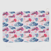 Kleurrijke gelei vissen golfhanddoek (Horizontaal)