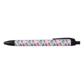 Kleurrijke gelei vissen zwarte inkt pen (Bovenkant)