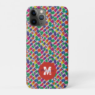 Kleurrijke geluiden. iPhone 11 pro hoesje