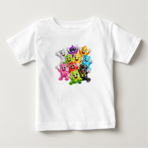 Kleurrijke Gelukkige Monster Baby Body