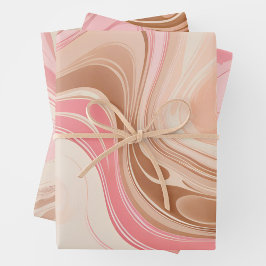 Kleurrijke gemarmerde papieren kunst inpakpapier v vel