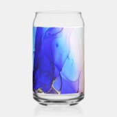 Kleurrijke genoemd bruidsmeisje bruiloft blikvorm glas (Achterkant)