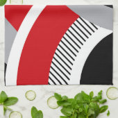 Kleurrijke geometrie theedoek (Gevouwen)