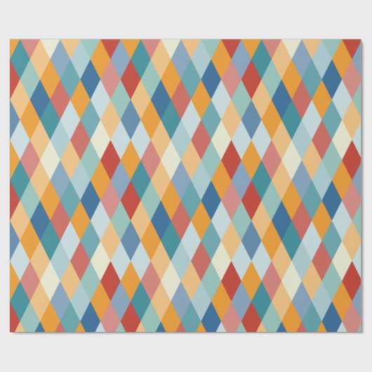 Kleurrijke geometrie VIIA B Cadeaupapier (Vlak)