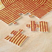 Kleurrijke Geometrische Abstract. Legpuzzel (Zijkant)