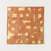 Kleurrijke Geometrische Abstract. Wandkleed (Voorkant (horizontaal))