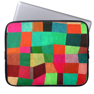 Kleurrijke geometrische: Abstracte naadloze textuu Laptop Sleeve