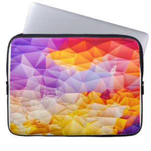 Kleurrijke Geometrische Abstracte Wandkunst Laptop Sleeve