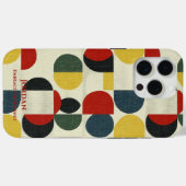 Kleurrijke geometrische cirkels - Mid-Century Mode Case-Mate iPhone Case (Achterkant (horizontaal))