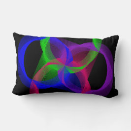 Kleurrijke geometrische cirkelvormige blend Sierku Kussen