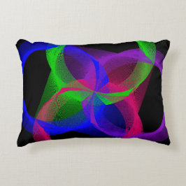 Kleurrijke geometrische cirkelvormige mix accentku accent kussen