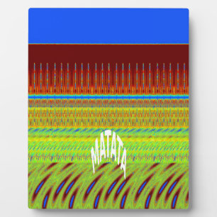 Kleurrijke Geometrische Motief Art Print Fotoplaat