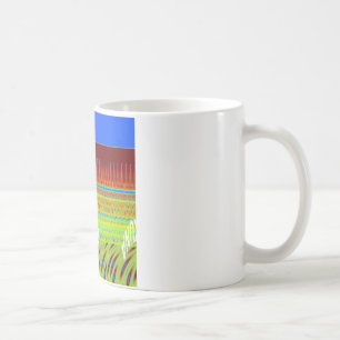 Kleurrijke Geometrische Motief Art Print Koffiemok