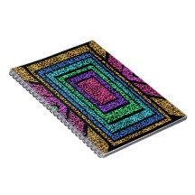 Kleurrijke Geometrische Regenboog Luipaard Dierpri