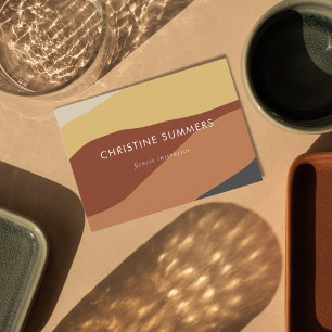 Kleurrijke geometrische retroflectorneutriemen visitekaartje