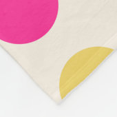 Kleurrijke  geometrische Stippen Fleece Deken (Hoek)