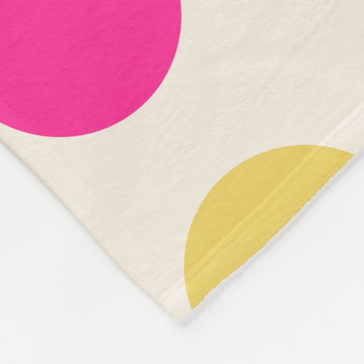Kleurrijke  geometrische Stippen Fleece Deken (Hoek)