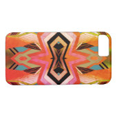 Kleurrijke geometrische vibes Case-Mate iPhone case (Achterkant (Horizontaal))