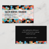 Kleurrijke Geometrische Vorm Visitekaartje (Voorkant / Achterkant)