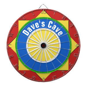 Kleurrijke geometrische vormen Dart Board Dartbord