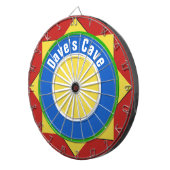 Kleurrijke geometrische vormen Dart Board Dartbord (Voorkant Rechts)