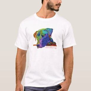 Kleurrijke George (lichte kleur) T-shirt