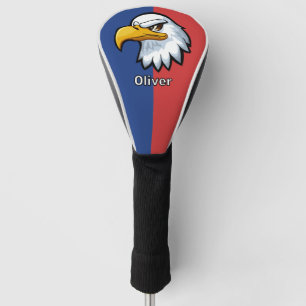 Kleurrijke Gepersonaliseerde Cartoon Adelaar Golfheadcover
