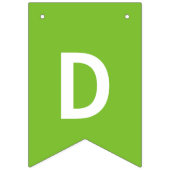 Kleurrijke gepersonaliseerde Custom Vlaggetjes (Tweede vlag)