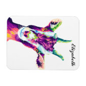 Kleurrijke gepersonaliseerde Pop Magneet (Horizontaal)