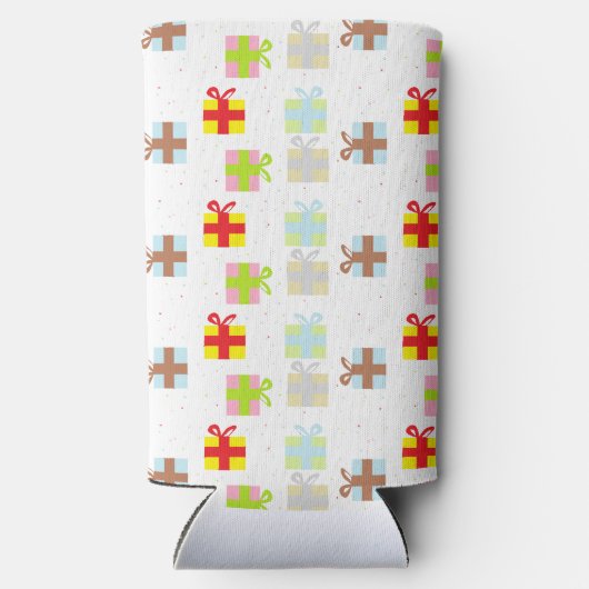 Kleurrijke geschenkdozen op wit (Achterkant)