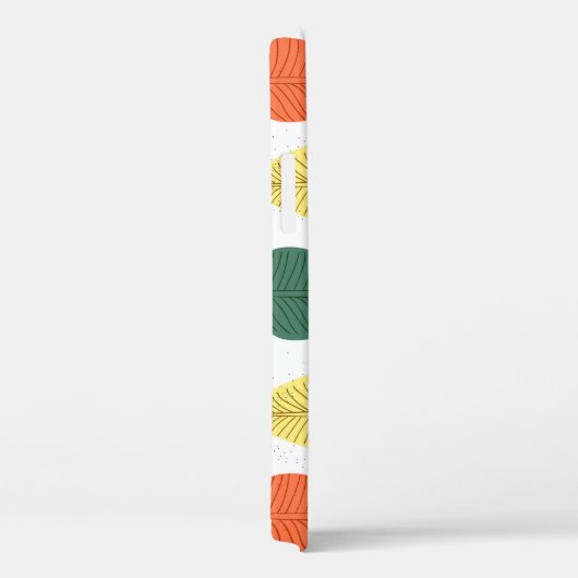Kleurrijke geschilderde bladeren, heldere zakelijk Case-Mate iPhone case (Achterkant / Rechts)