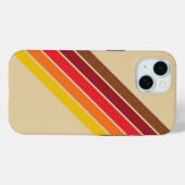 Kleurrijke Gestreepte 70s 80s Retro Racing Stripes Case-Mate iPhone Case (Achterkant (horizontaal))