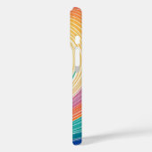 Kleurrijke gestreepte golven Case-Mate iPhone case (Achterkant / Links)