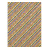 Kleurrijke gestripte tafelkledij tafelkleed (Voorkant)