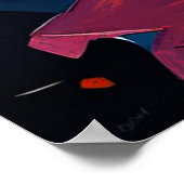 Kleurrijke Giraffe 302 Poster (Hoek)