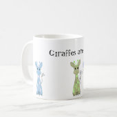 Kleurrijke Giraffes zijn kool Koffiemok (Voorkant links)