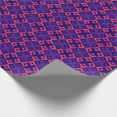 Kleurrijke Glanzende Initiële Whimsical Kerstmis Cadeaupapier (Hoek)